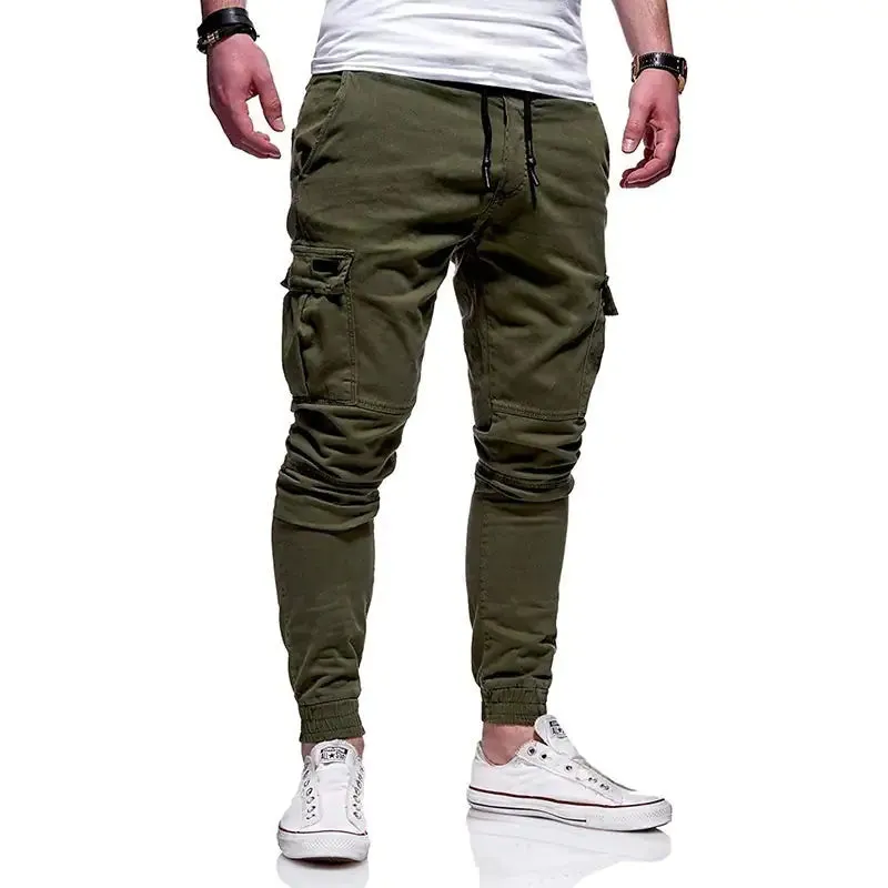 Men Autumn Thin Cotton Casual Pants^