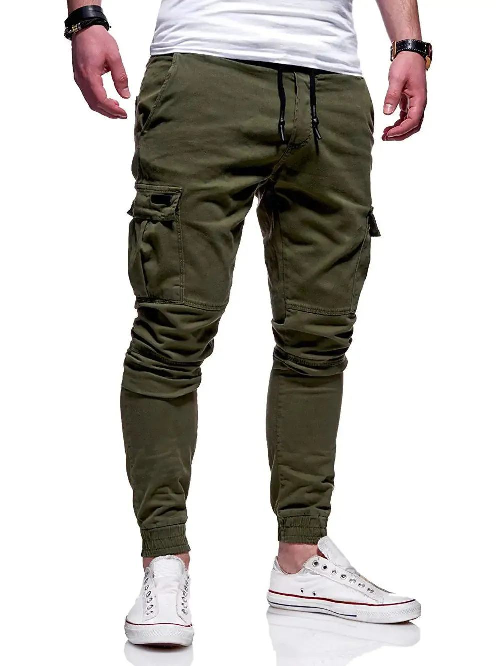 Men Autumn Thin Cotton Casual Pants^