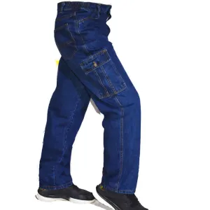 Men's Denim Work Pants: Loose, Thick, Wear-resistant And Dirt-resistant