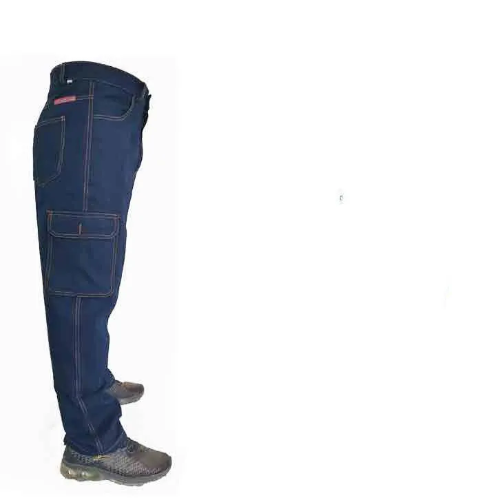 Men's Denim Work Pants: Loose, Thick, Wear-resistant And Dirt-resistant