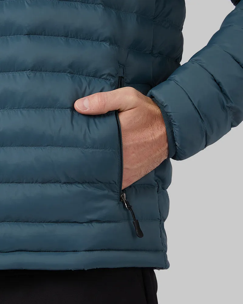 MEN'S LIGHTWEIGHT POLY-FILL PACKABLE HOODED JACKET