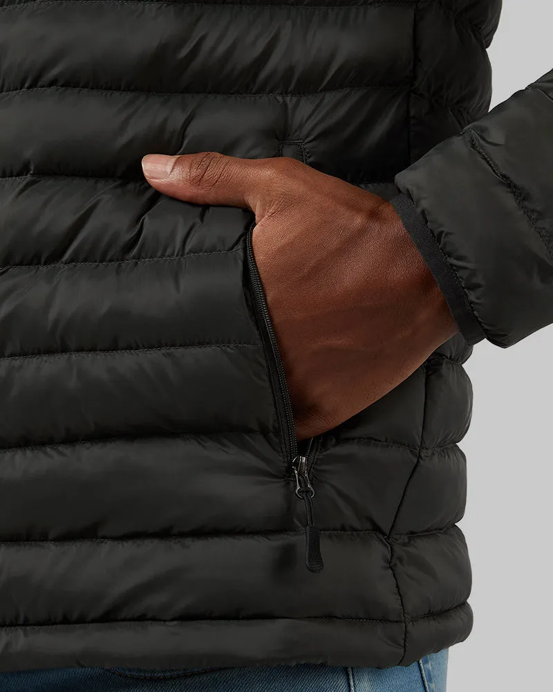 MEN'S LIGHTWEIGHT POLY-FILL PACKABLE HOODED JACKET