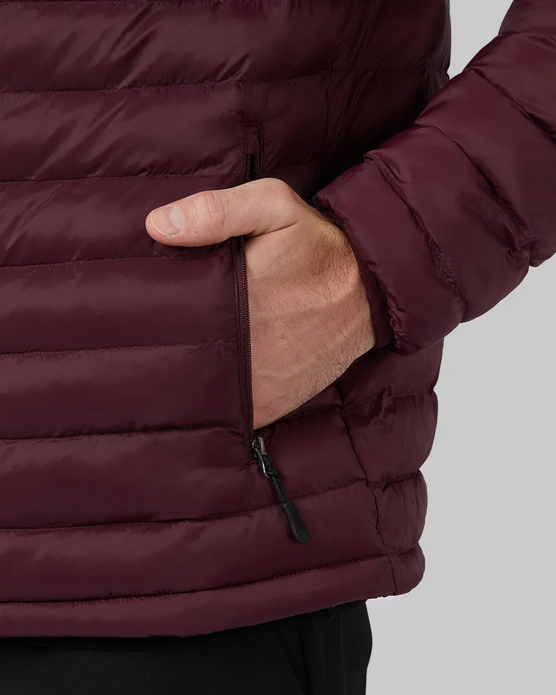 MEN'S LIGHTWEIGHT POLY-FILL PACKABLE HOODED JACKET