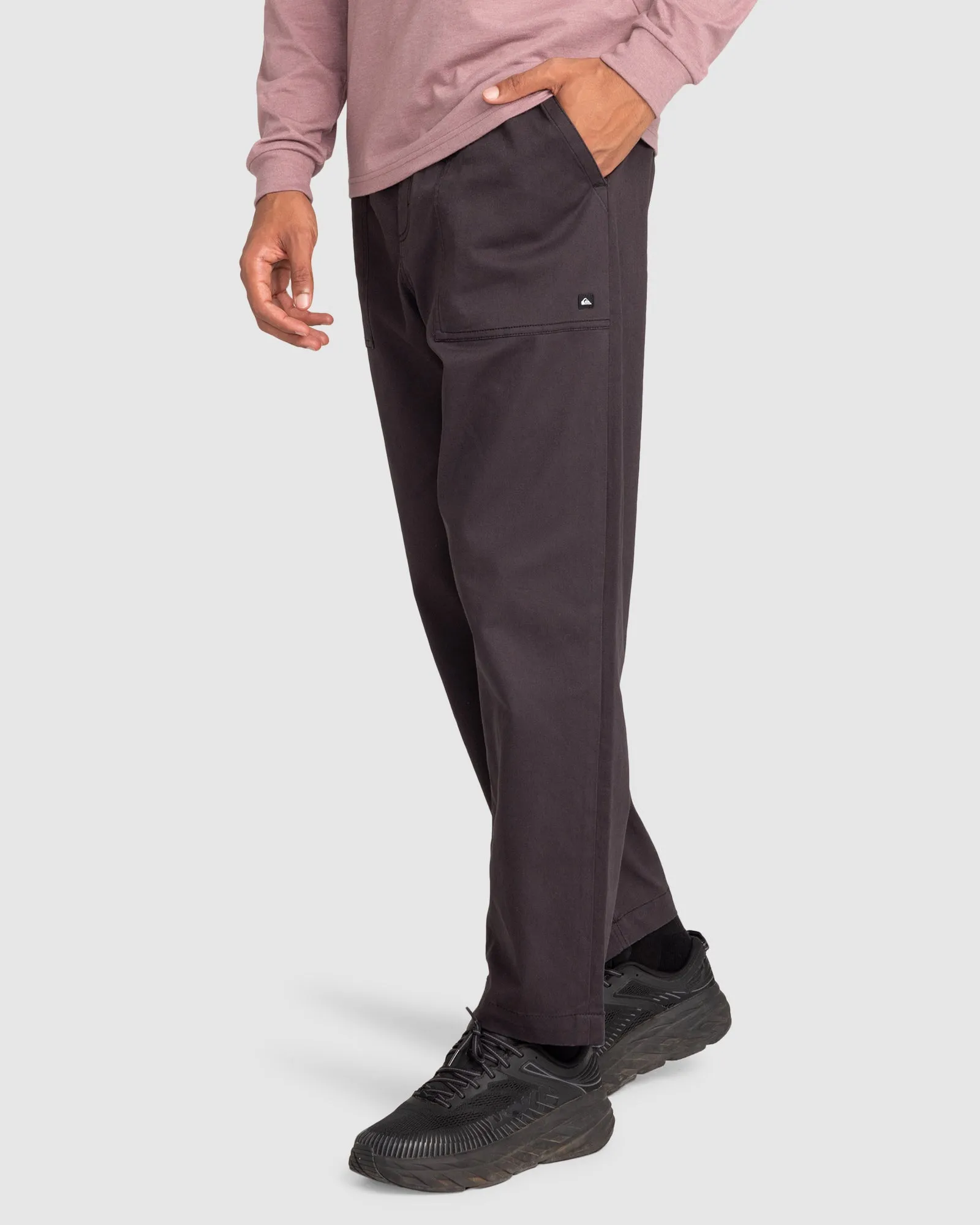 Mens Run Ashore  Elastic Waist Pants