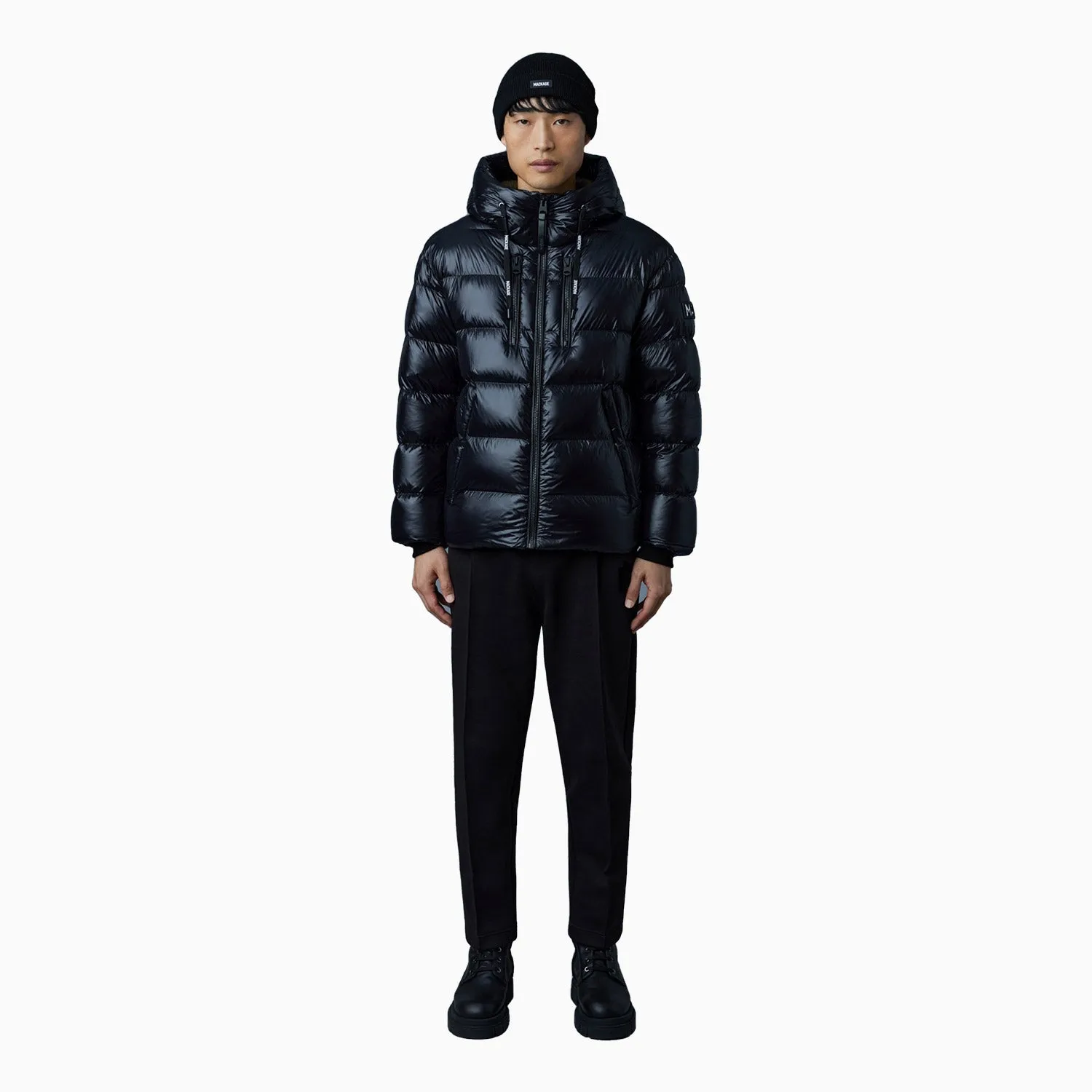 Men's VICTOR Lustrous Light Down Jacket With Hood