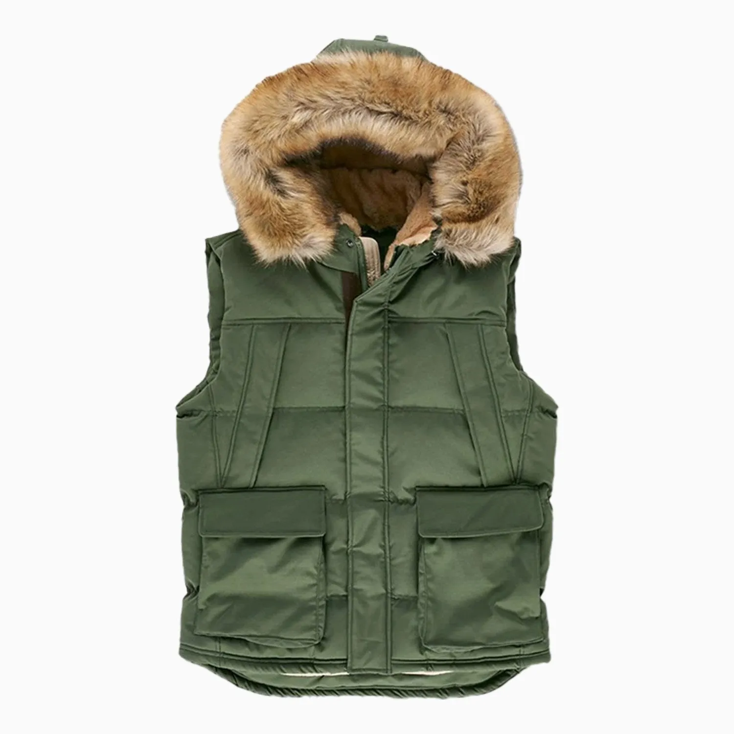 Men's Yukon Lined Hooded Puffer Vest