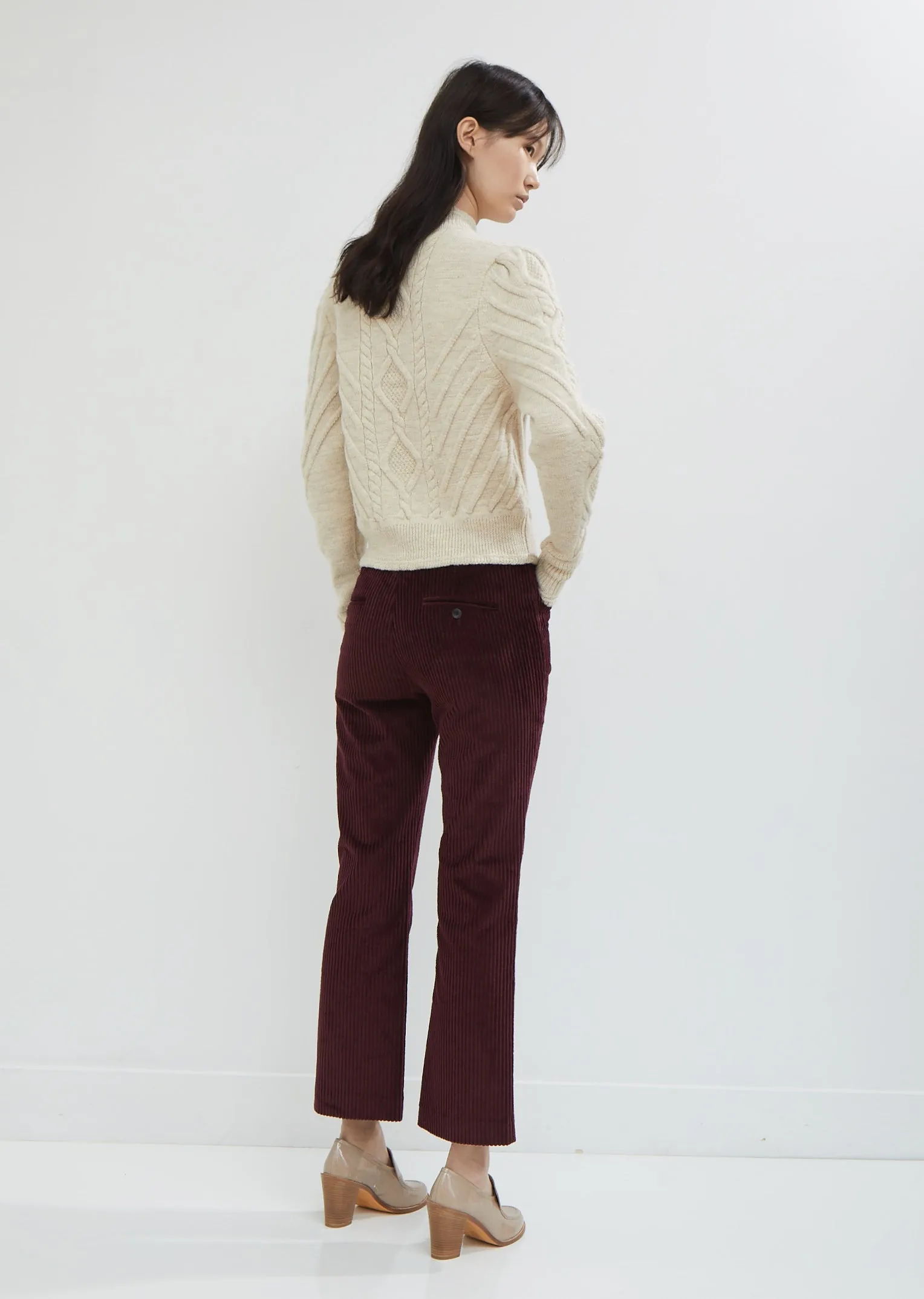 Mereo Corduroy Straight Leg Trousers