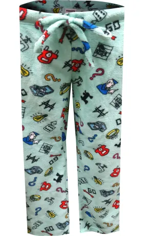 Monopoly Icons Soft and Cozy Plush Junior Cut Lounge Pants