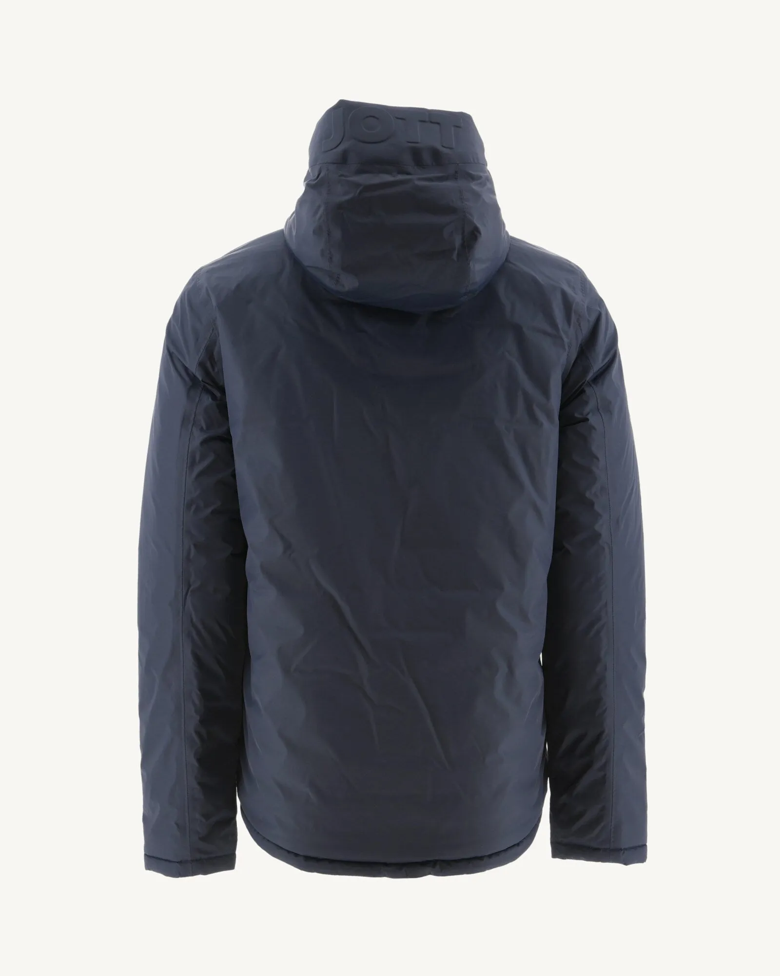 Navy Reversible hooded puffer jacket Bergen