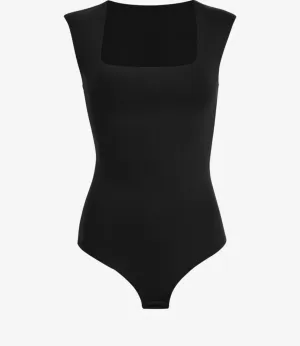 Neoprene Cap Sleeve Bodysuit