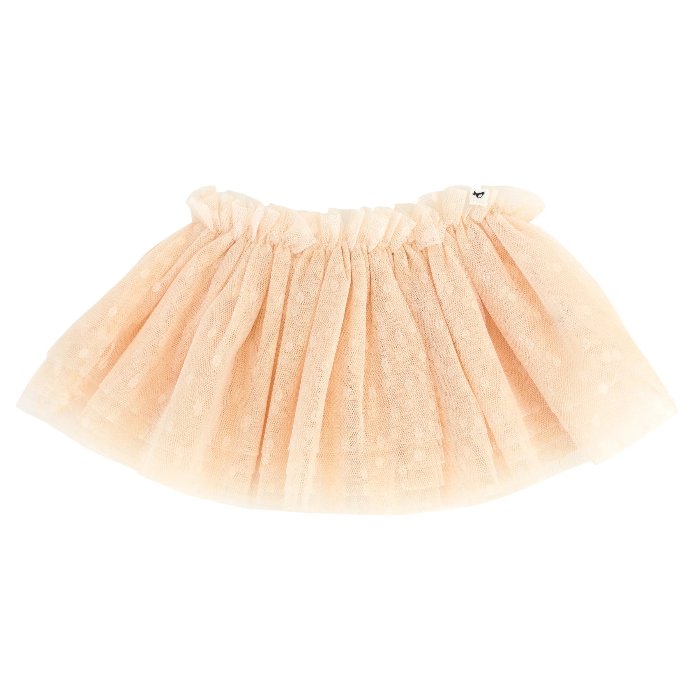 oh baby! Dotted Mesh Frill Tutu Skirt - Natural