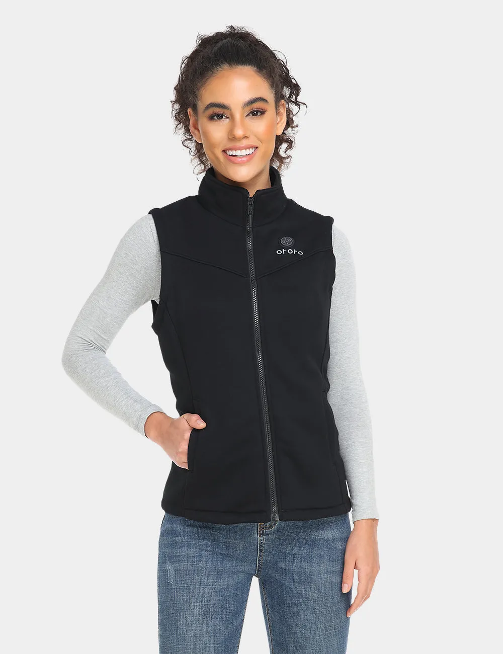 (Open-box) Women's Heated Fleece Vest (Battery Set Not Included)