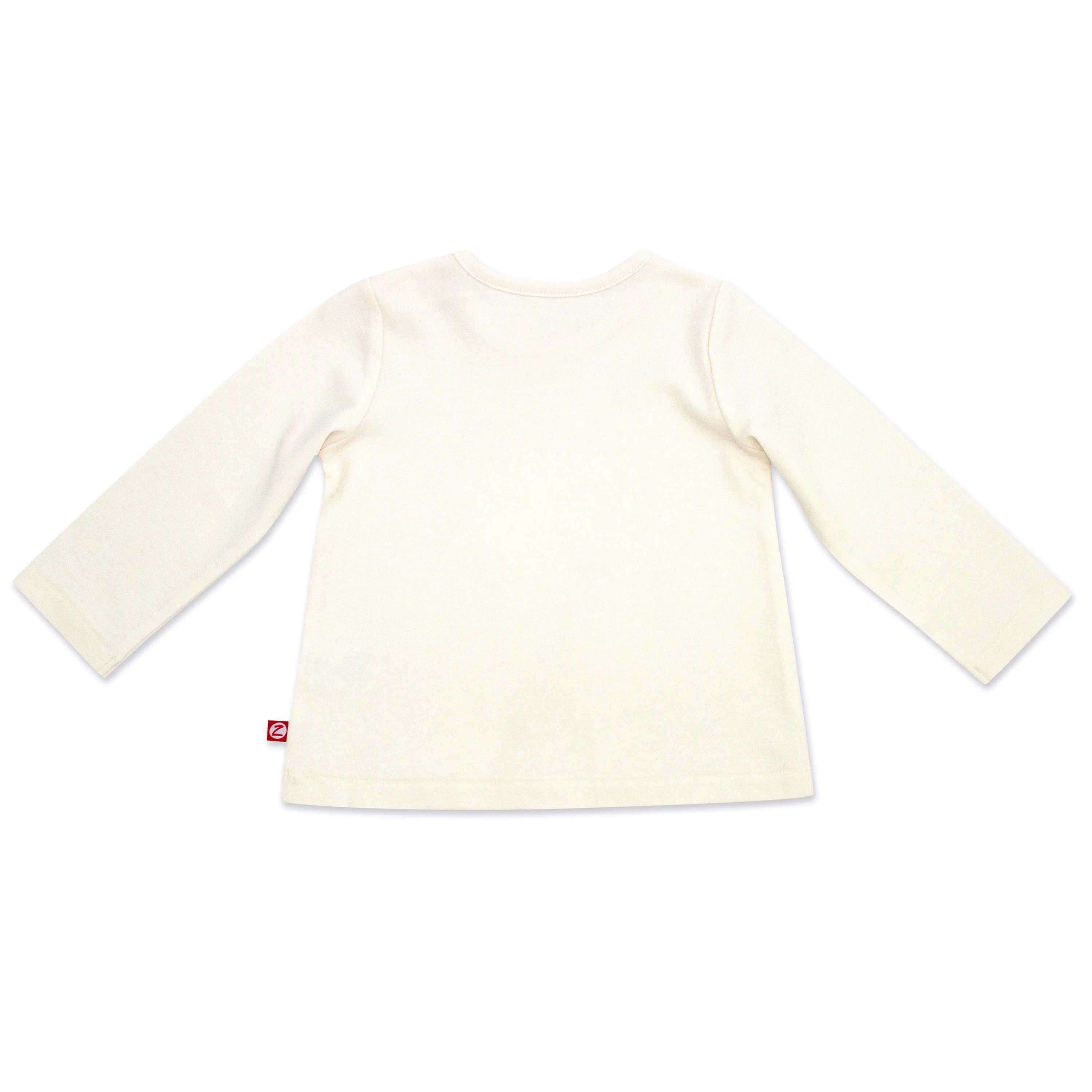 Organic Cotton Long Sleeve Swing Tee - Cream