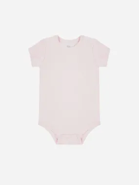 Organic Cotton Short Sleeved Bodysuit | Pink