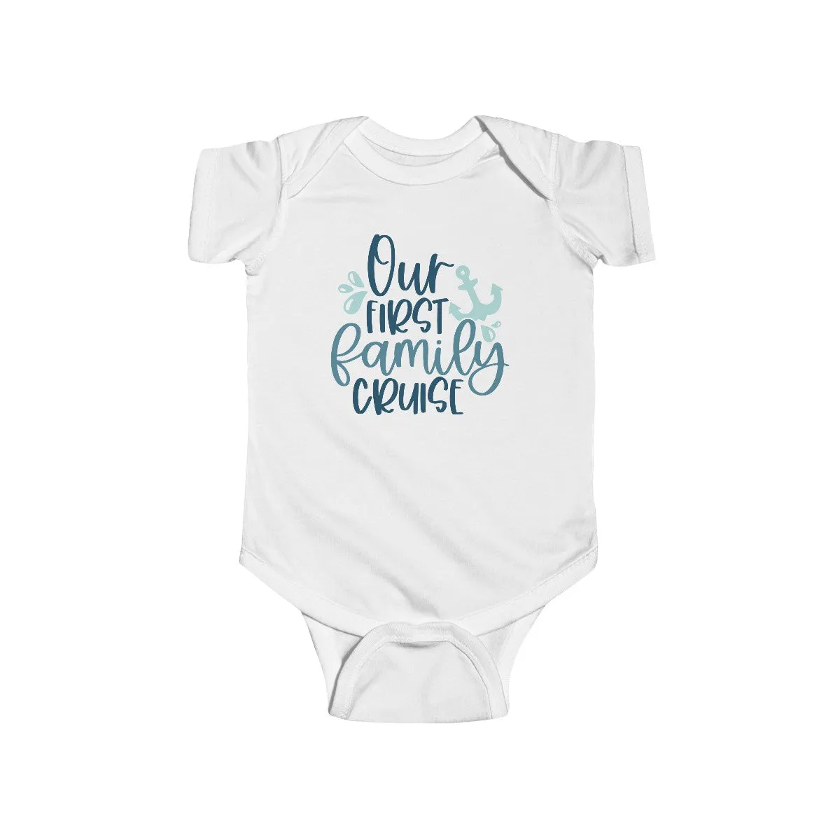 Our First Family Cruise  Infant Fine Jersey Bodysuit/Infant Fine Jersey Tee/Unisex Jersey Short Sleeve Tee/Unisex Heavy Blend™ Hooded Sweatshirt