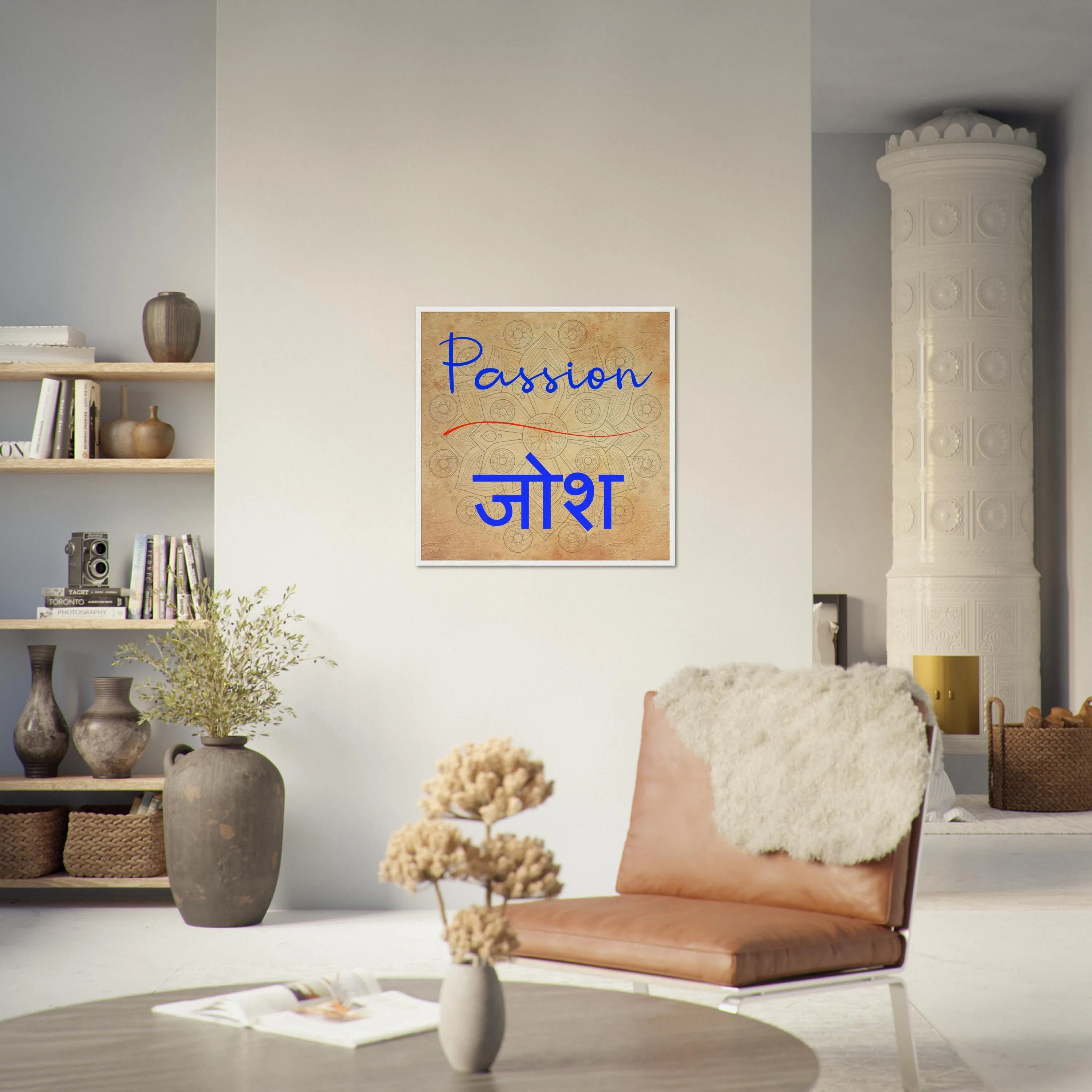 Passion Hindi - Inspirational Series 2 Wood Frame