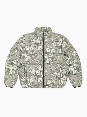 PERTEX® T Down Jacket Grey Floral