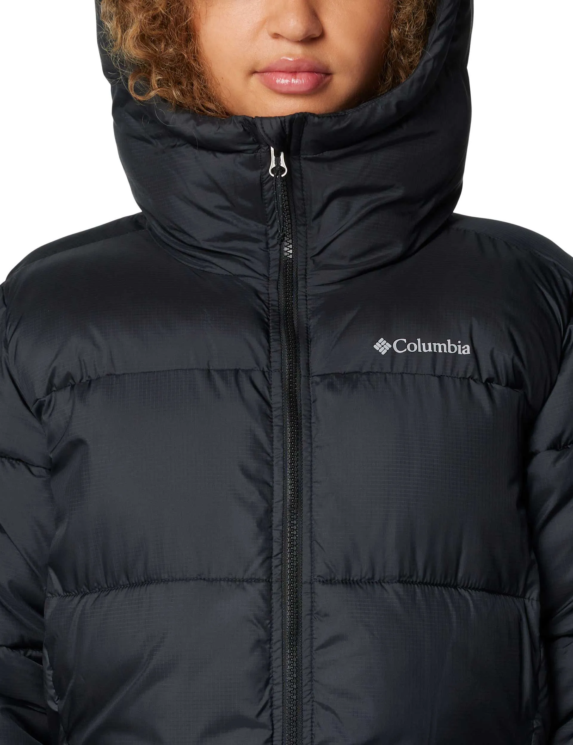 Pike Lake III Long Puffer Jacket - Black