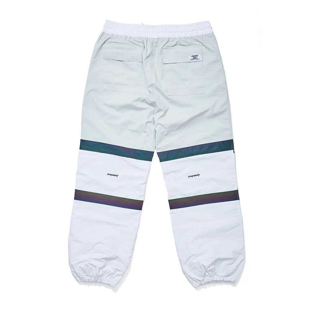 POT-X RAINBOW REFLECTIVE JOGGER PANTS WHITE