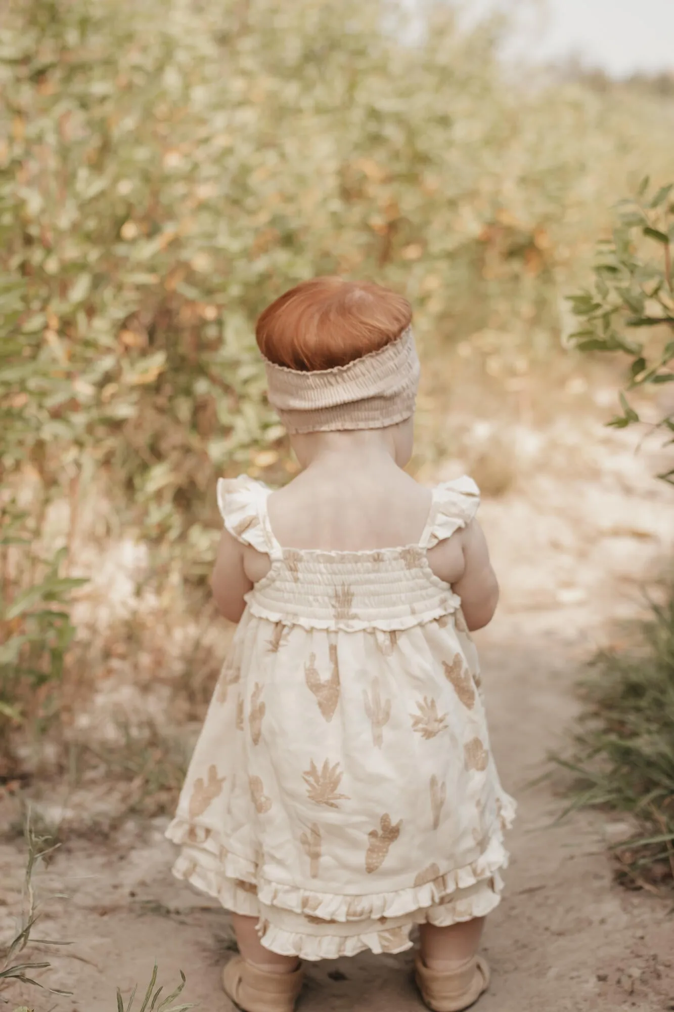 Printed Smocked Summer Dress