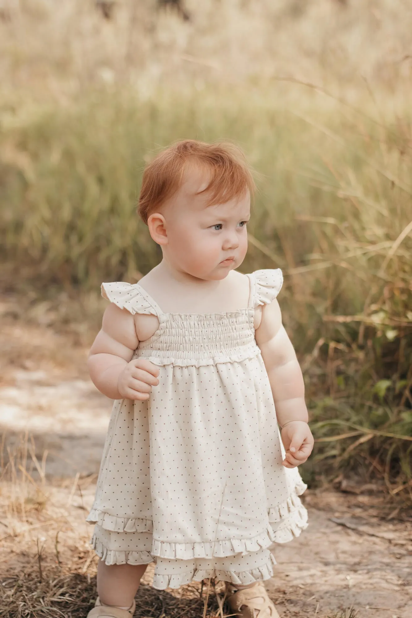 Printed Smocked Summer Dress