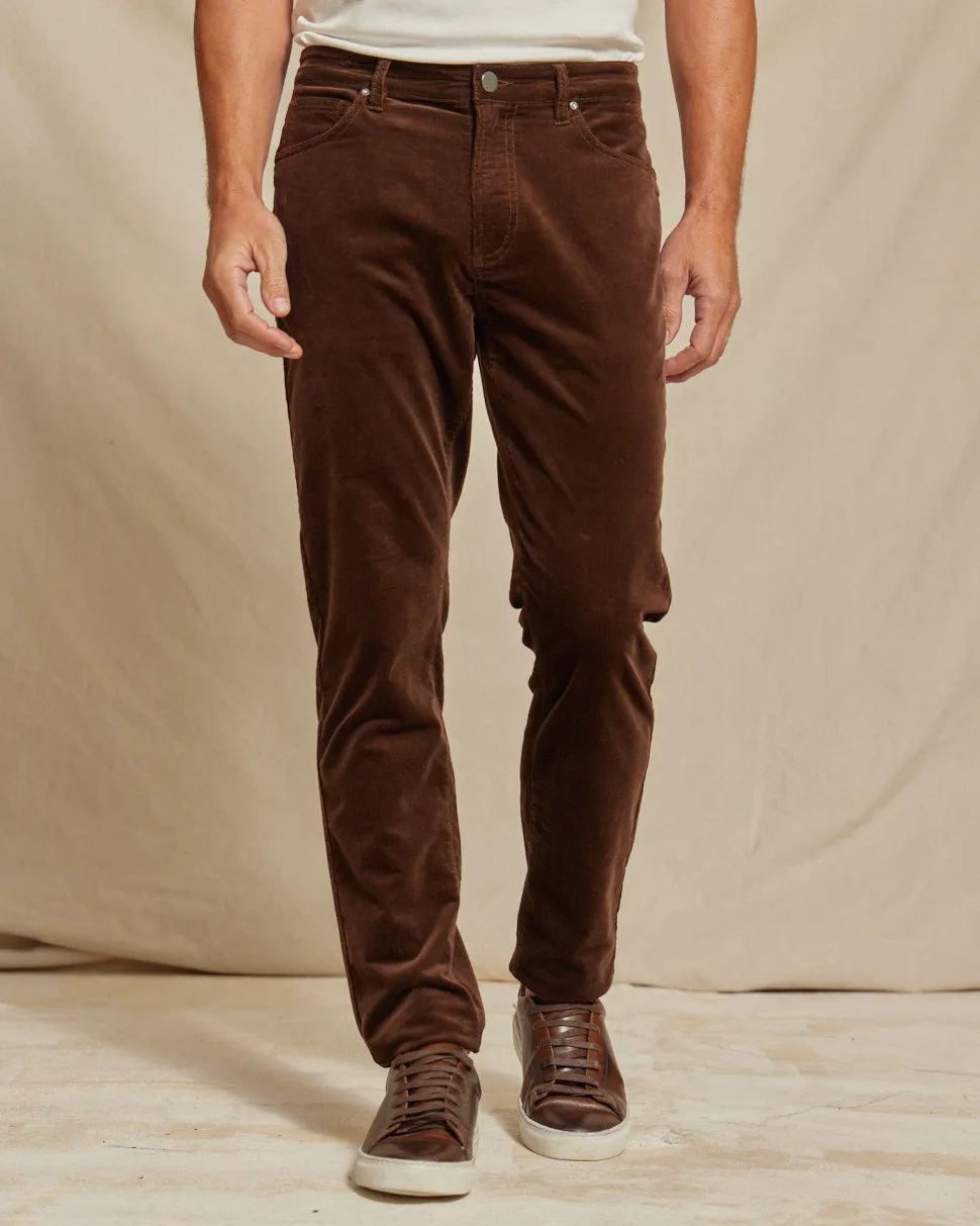 R51 Pant - Flex Cord Stretch 5-Pocket - Teak