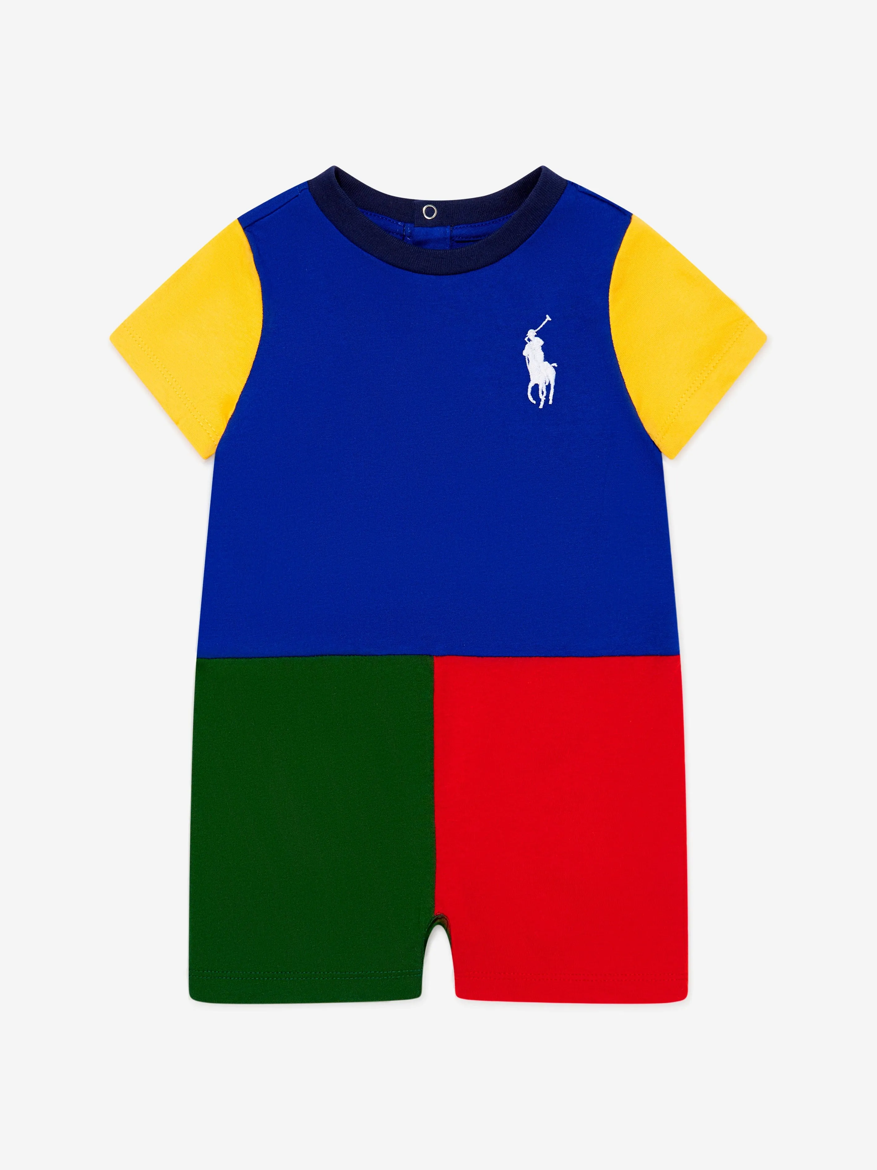 Ralph Lauren Baby Boys Colourblock Logo Romper