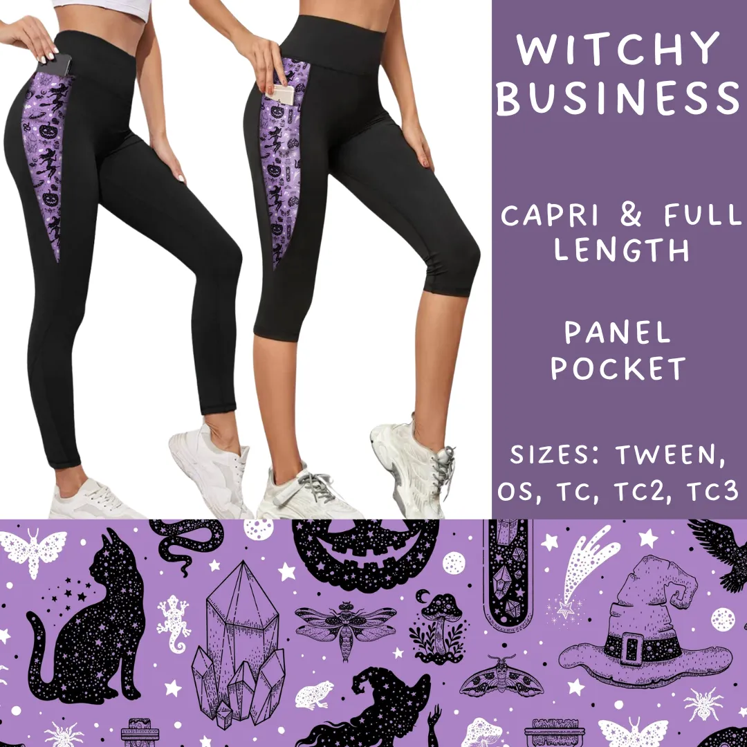 Ready To Ship - Witchy Business Pocket Full Length Legging - TC