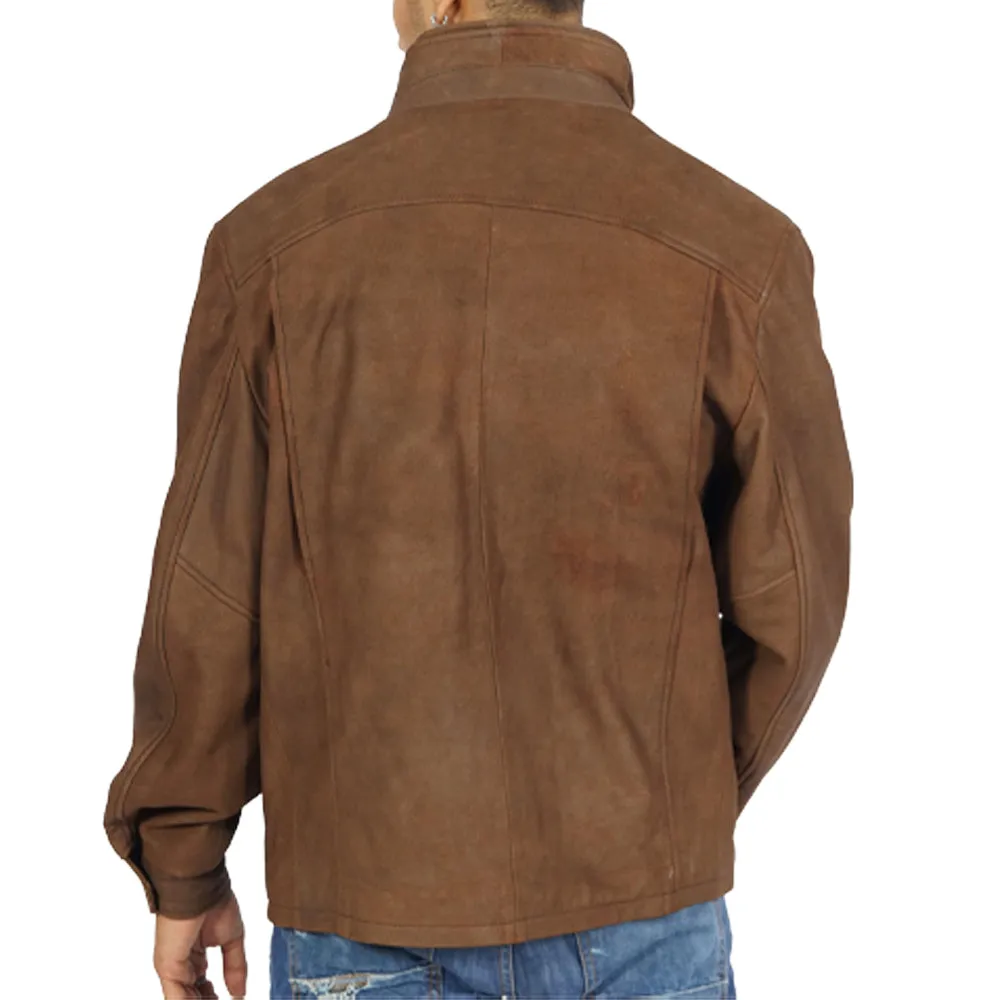 Rebel Vintage Brown Leather Jacket