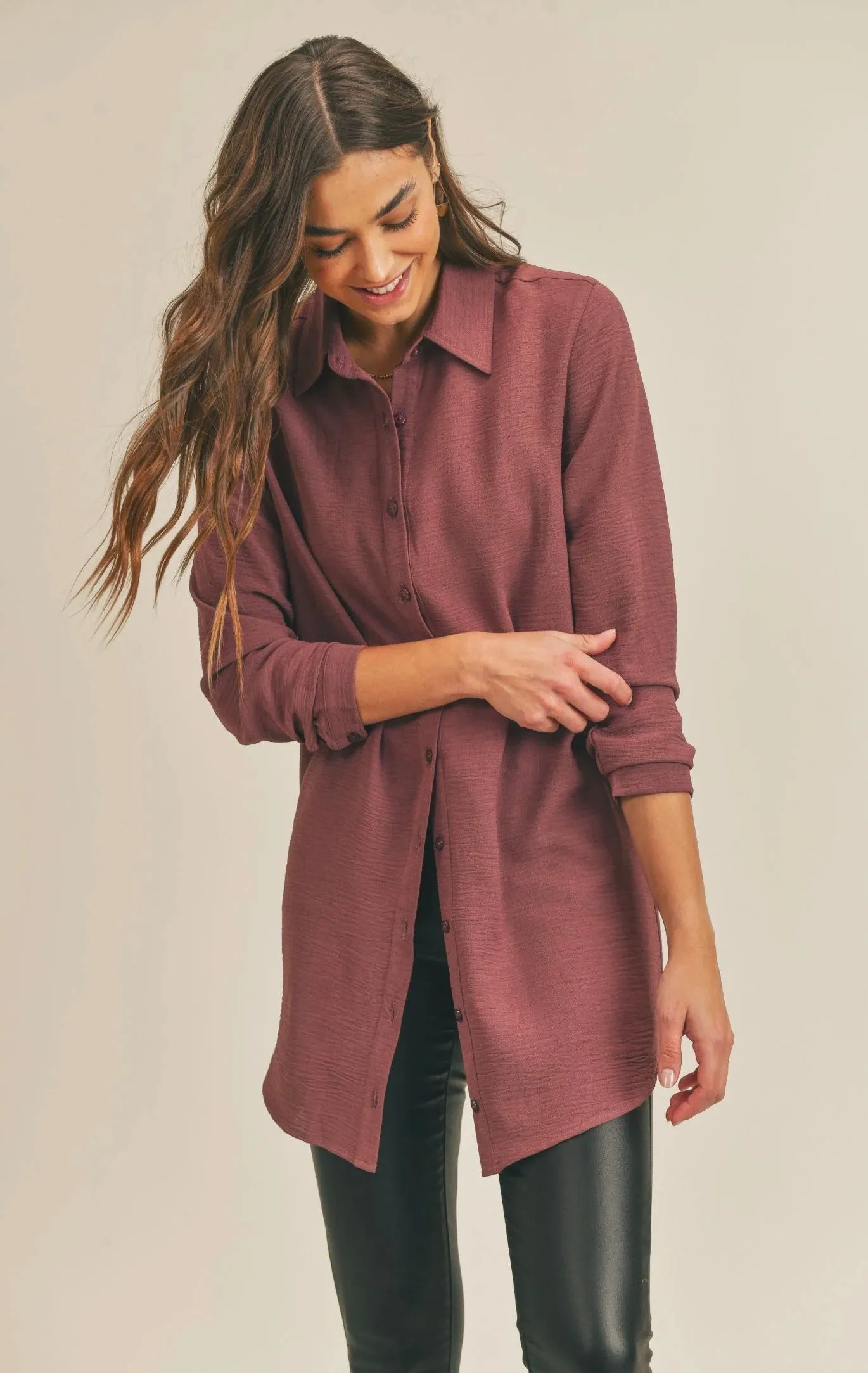 SADIE and SAGE - NEED YOU NOW SHIRT DRESS