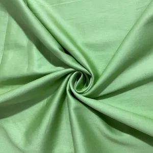 Sage Green Solid Cotton Satin Fabric