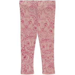 SGBPaula Baby Owl Wool Leggings - Cameo rose