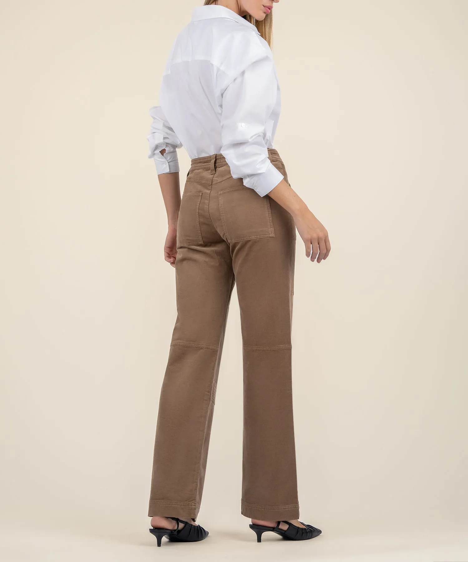 Sienna Corduroy High Rise Wide Leg