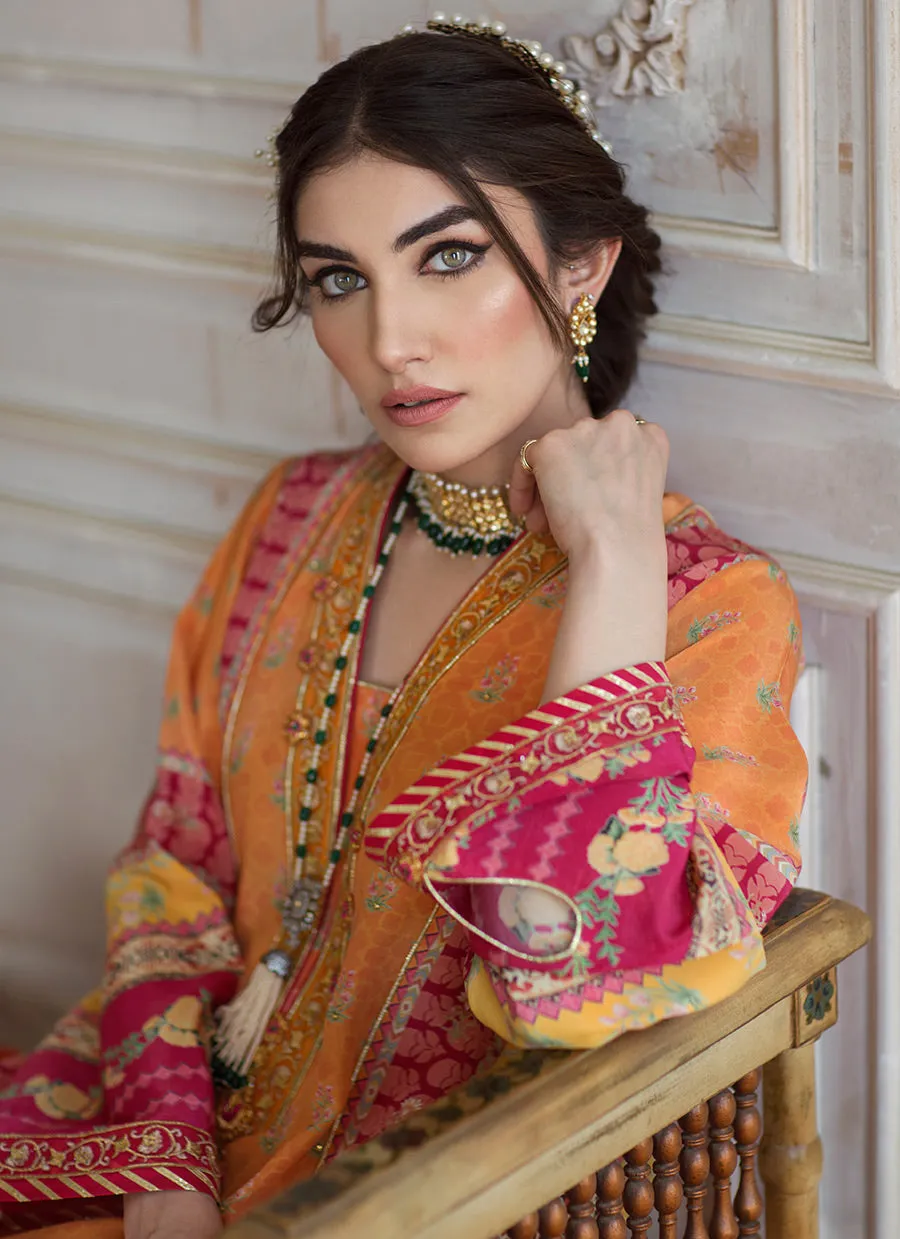 Sienna Crepe Tunic and Silk Dupatta