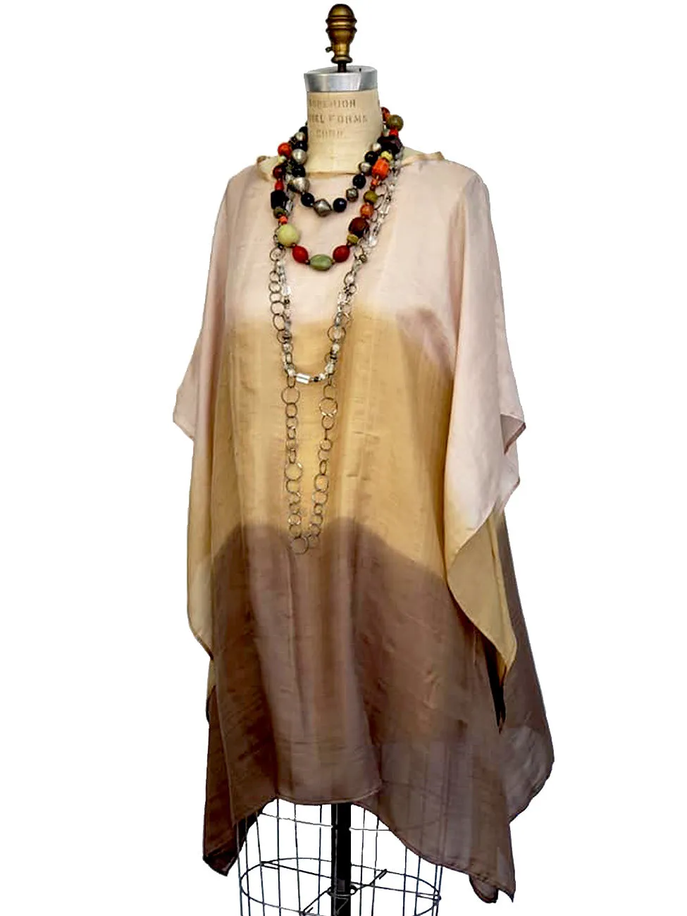 Silk Caftan Almost Famous Collection - Brown Eyed Girl