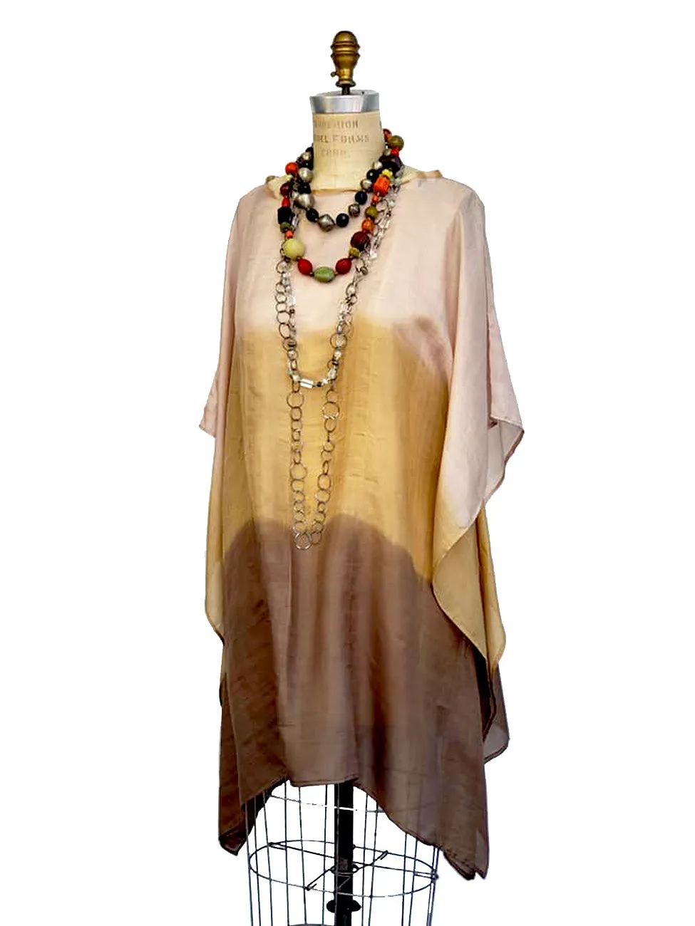 Silk Caftan Almost Famous Collection - Brown Eyed Girl