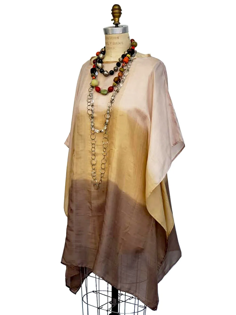 Silk Caftan Almost Famous Collection - Brown Eyed Girl