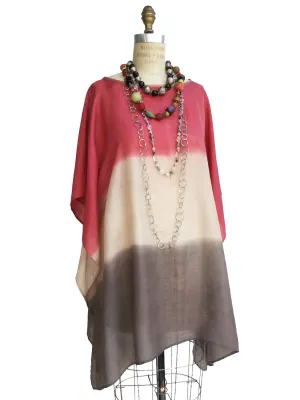 Silk Caftan Almost Famous Collection - Desert Rose