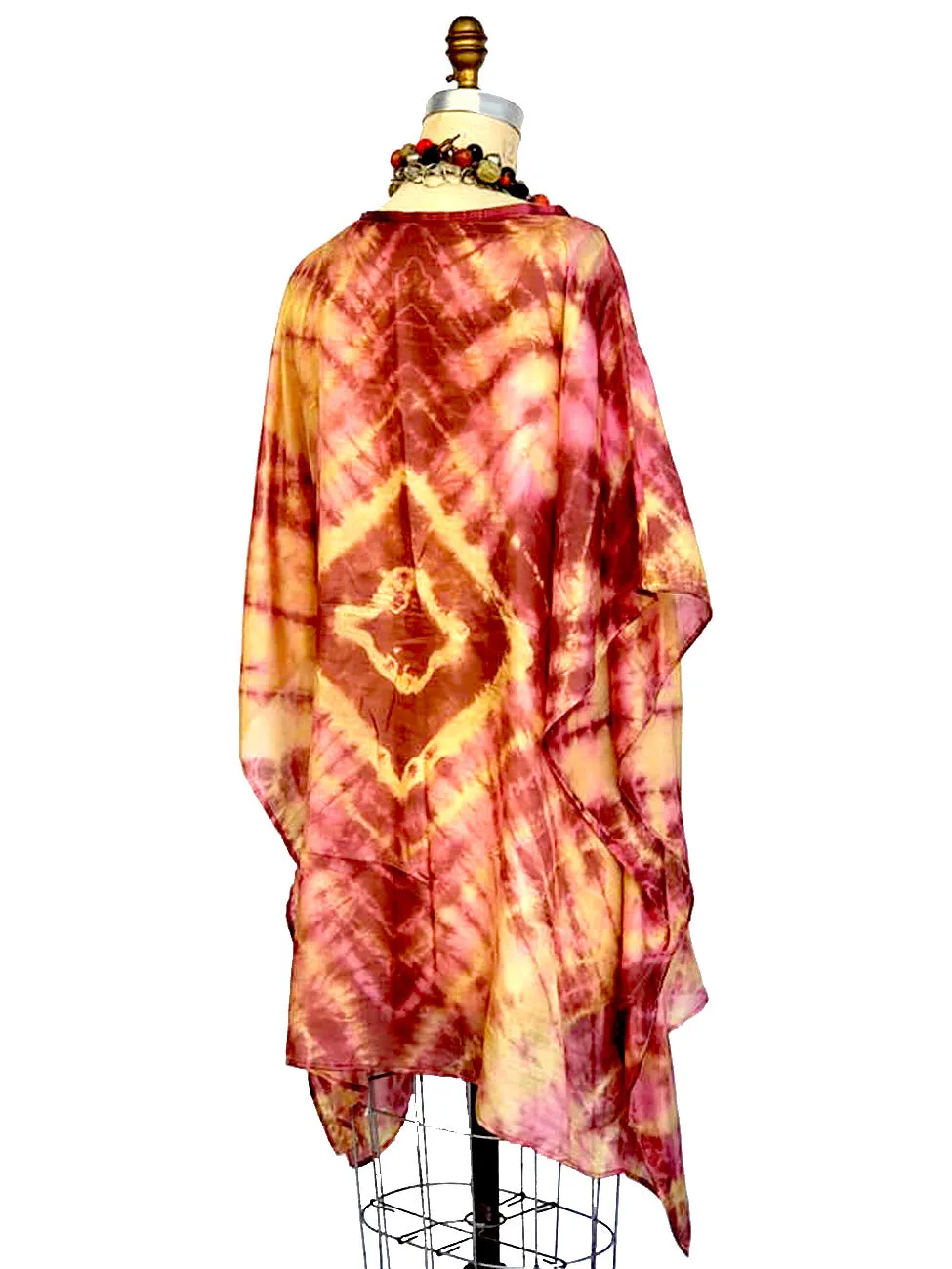 Silk Caftan Almost Famous Collection - Diamonds and Rust