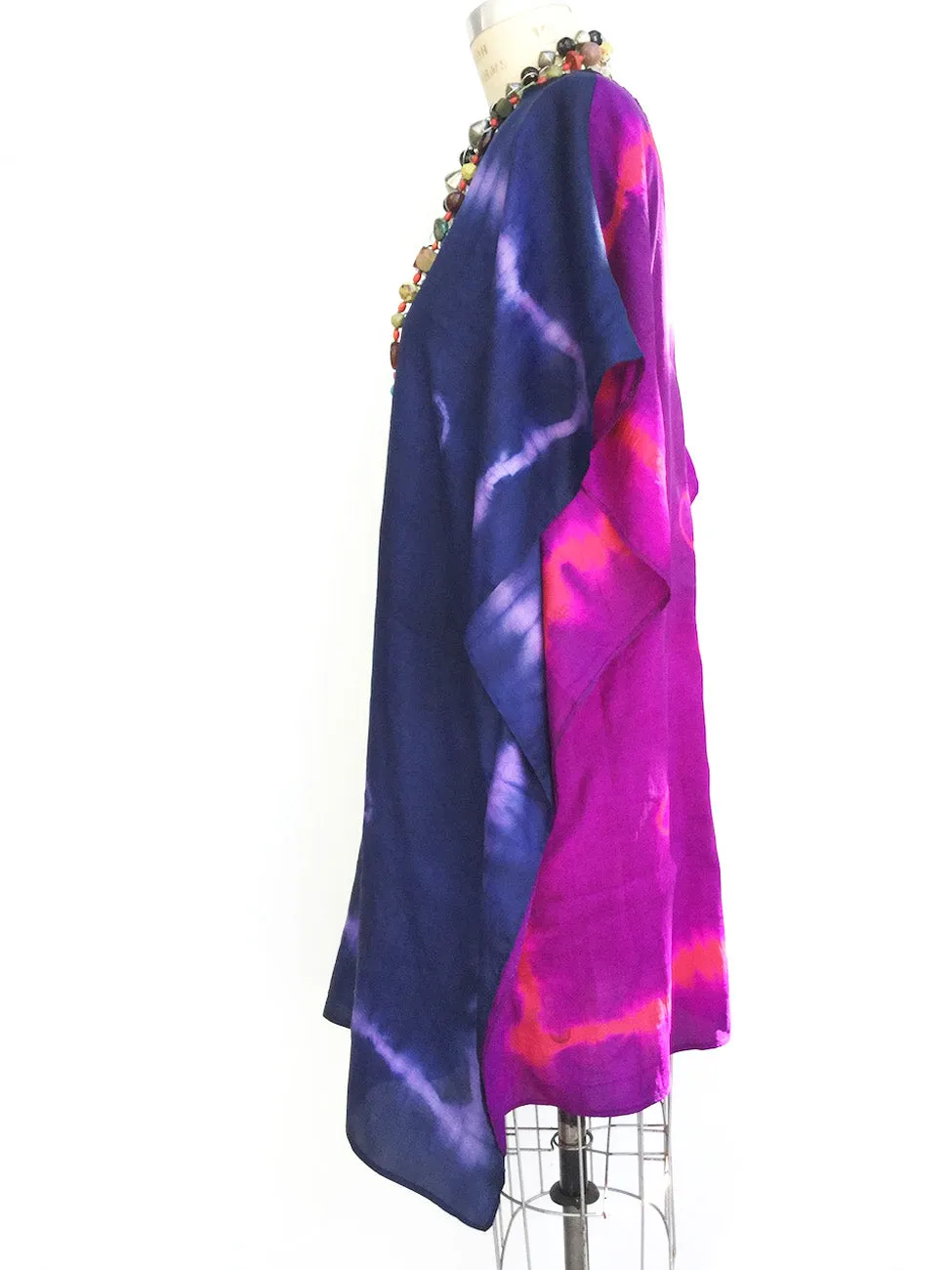 Silk Caftan Almost Famous Collection - Purple Rain