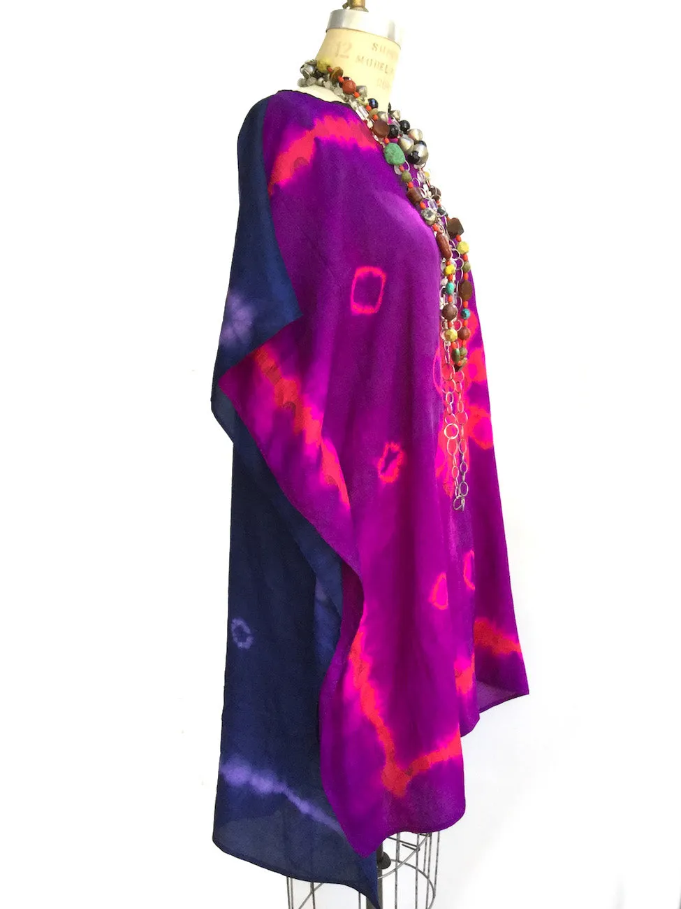 Silk Caftan Almost Famous Collection - Purple Rain