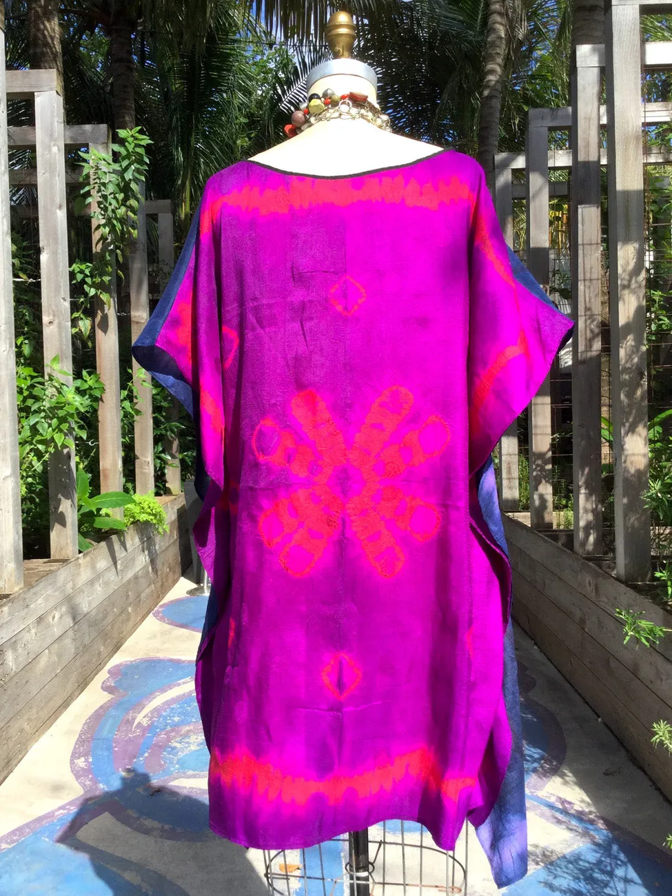 Silk Caftan Almost Famous Collection - Purple Rain