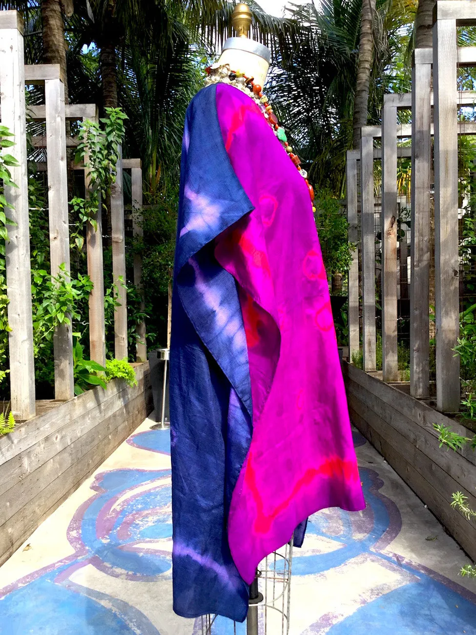 Silk Caftan Almost Famous Collection - Purple Rain