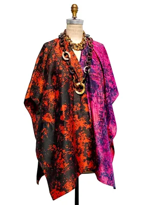 Silk Cape Almost Famous Collection - Magenta