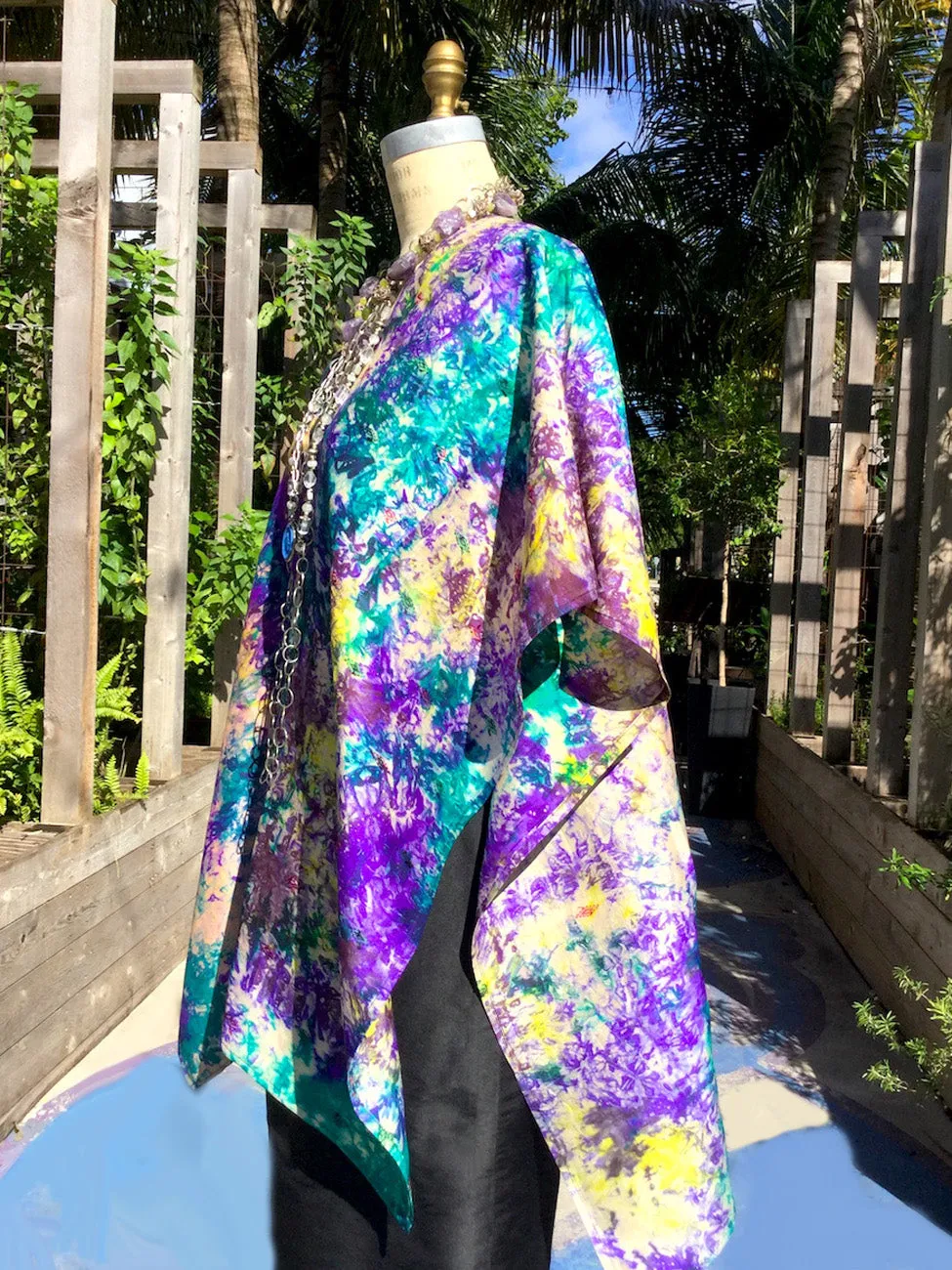 Silk Cape Almost Famous Collection - Monet