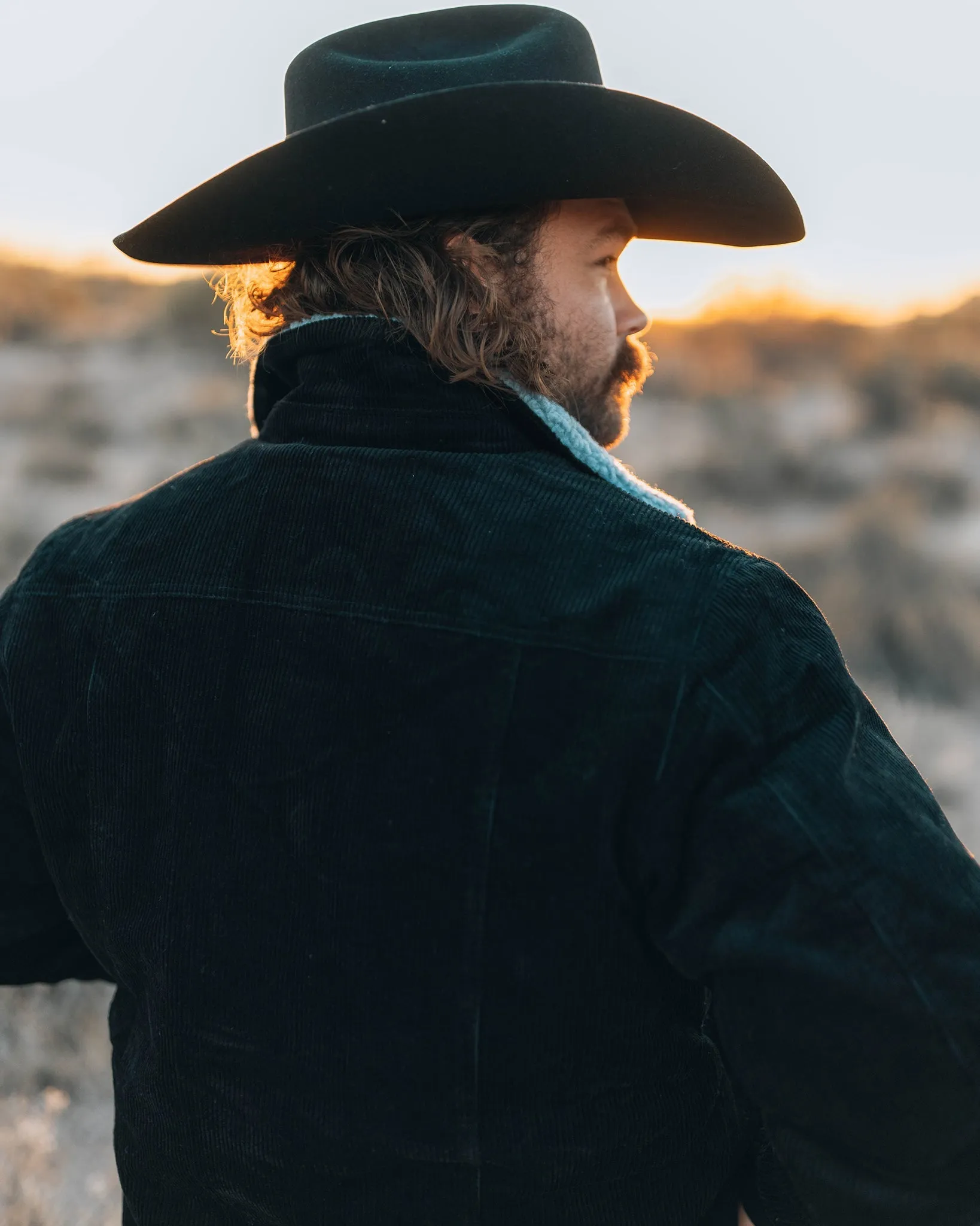 Six Shooter Corduroy Sherpa Lined Jacket