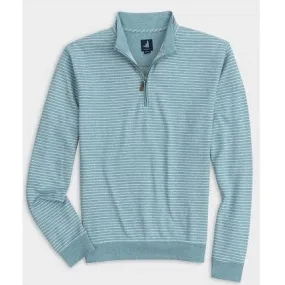 Skiles Striped 1/4 Zip Pullover in Baltic by Johnnie-O