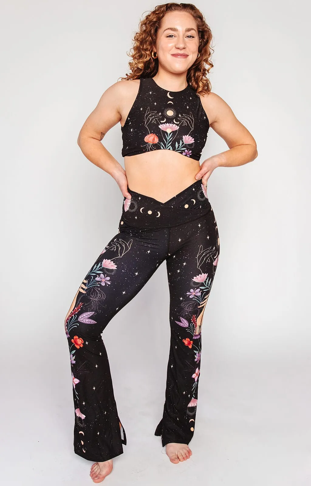 Split Flare Pant In Celestial Timing