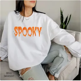 Spooky Sweatshirt, Halloween Sweatshirt, Happy Hallow