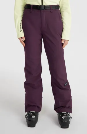 Star Slim Snow Pants | Aubergine